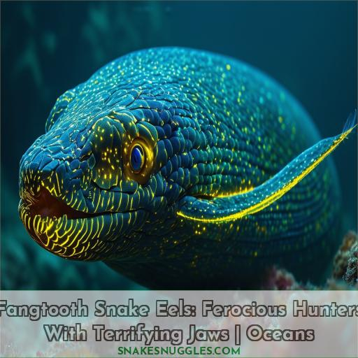 fangtooth snake eels interesting facts and bite information