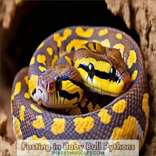 Fasting in Baby Ball Pythons