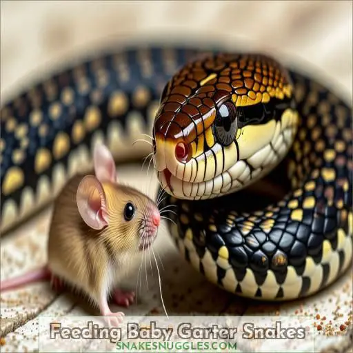 Feeding Baby Garter Snakes
