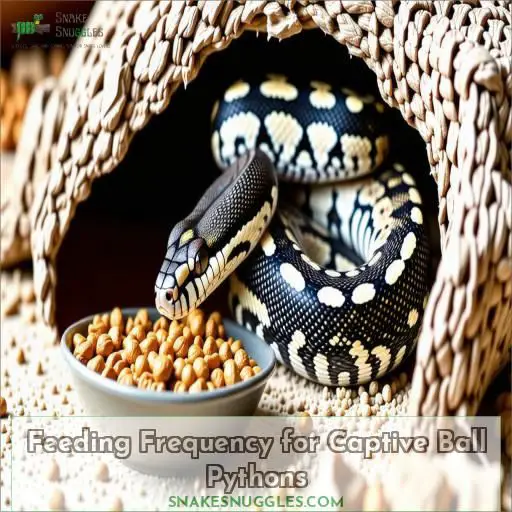 Feeding Frequency for Captive Ball Pythons