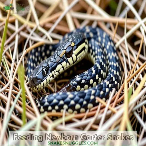 Feeding Newborn Garter Snakes