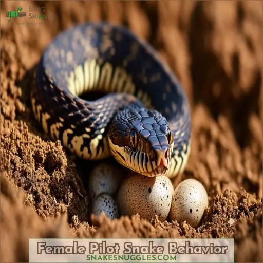 Female Pilot Snake Behavior
