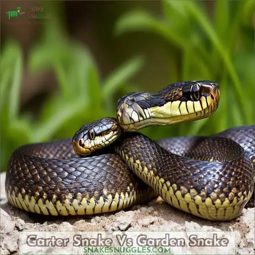 Garter Snake Vs Garden Snake