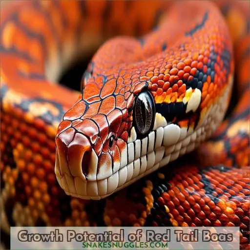 Growth Potential of Red Tail Boas