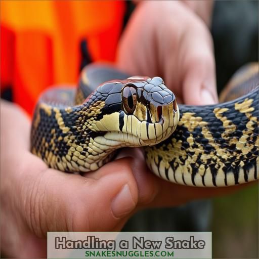 Handling a New Snake