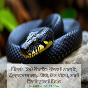 how big do black rat snakes get