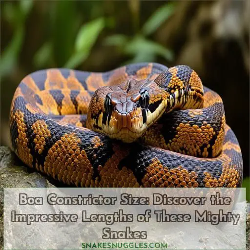 how big is a boa constrictor