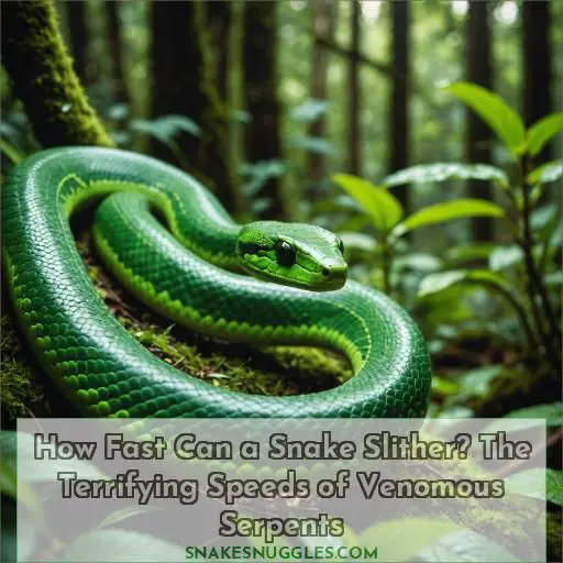 how fast can a snake slither