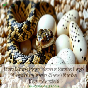 how many eggs does a snake lay