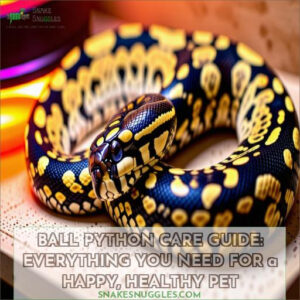 how to care for a ball python