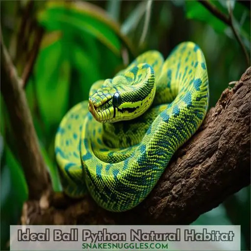 Ideal Ball Python Natural Habitat