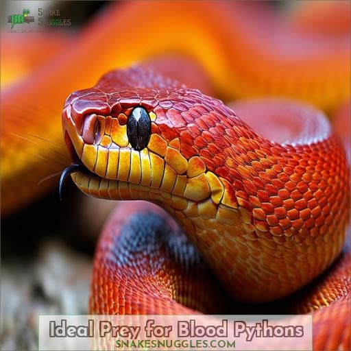 Ideal Prey for Blood Pythons