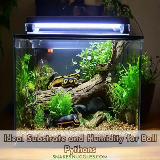 Ideal Substrate and Humidity for Ball Pythons