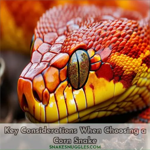 Key Considerations When Choosing a Corn Snake