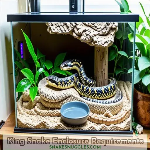 King Snake Enclosure Requirements