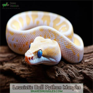 Leucistic Ball Python: a Striking Reptile Guide to Albino Morphs & Care
