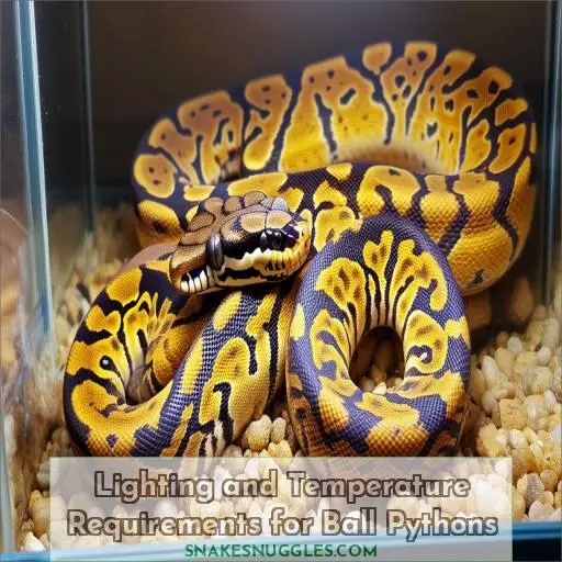 Lighting and Temperature Requirements for Ball Pythons