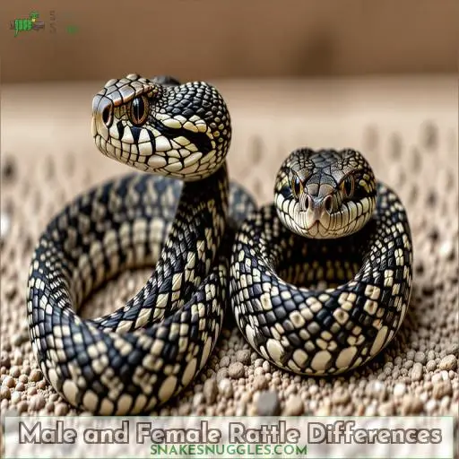 Male and Female Rattle Differences