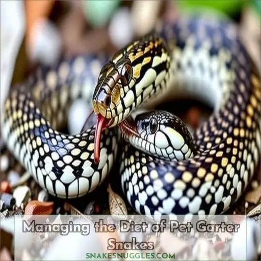 Managing the Diet of Pet Garter Snakes