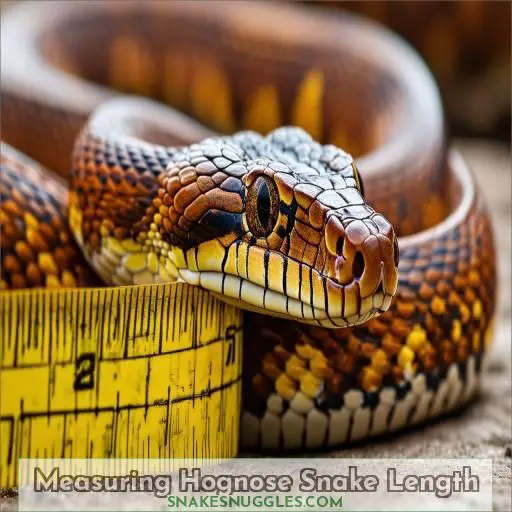 Measuring Hognose Snake Length