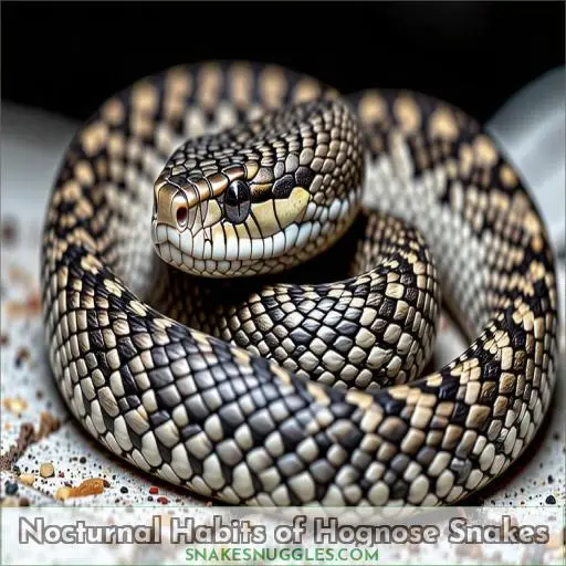 Nocturnal Habits of Hognose Snakes