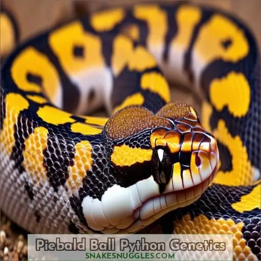 Piebald Ball Python Genetics