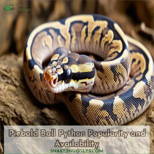 Piebald Ball Python Popularity and Availability