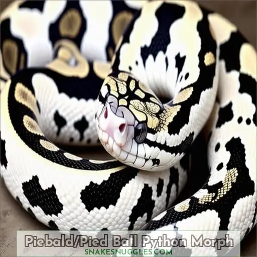 Piebald/Pied Ball Python Morph