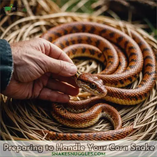 Preparing to Handle Your Corn Snake