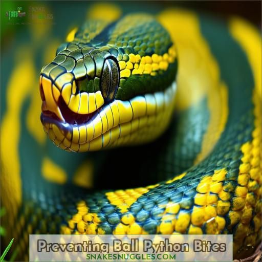 Preventing Ball Python Bites