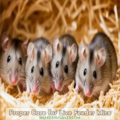 Proper Care for Live Feeder Mice