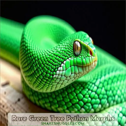 Rare Green Tree Python Morphs