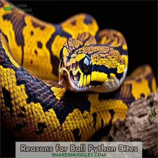 Reasons for Ball Python Bites