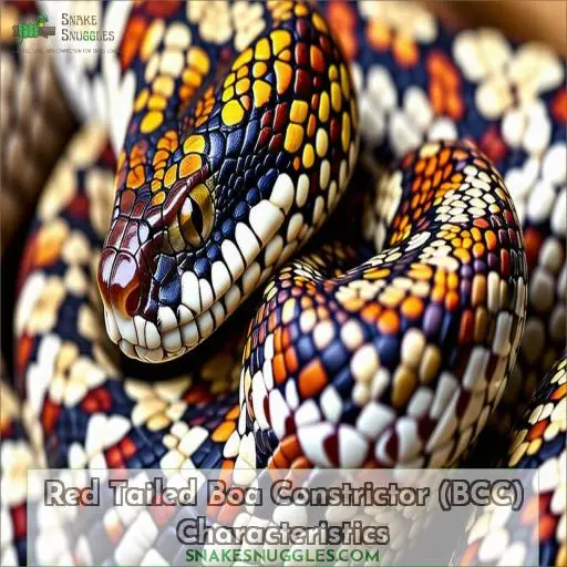 Red Tailed Boa Constrictor (BCC) Characteristics