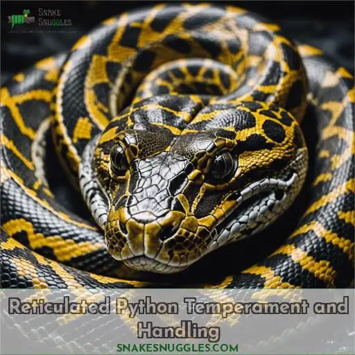 Reticulated Python Temperament and Handling