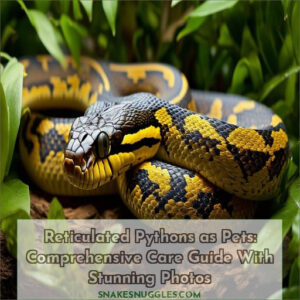 reticulated pythons as pets a complete guide with pictures