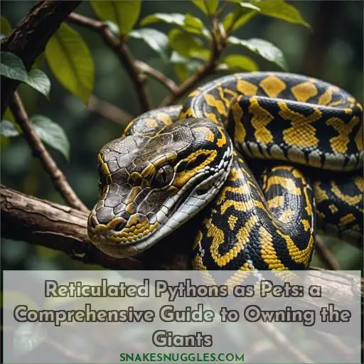 reticulated pythons as pets