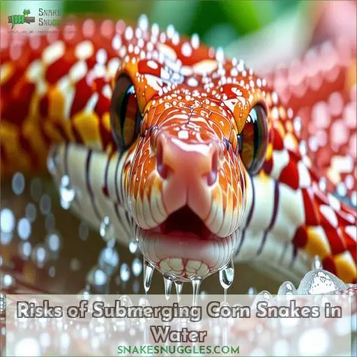 Risks of Submerging Corn Snakes in Water