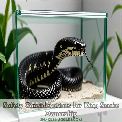 Safety Considerations for King Snake Ownership