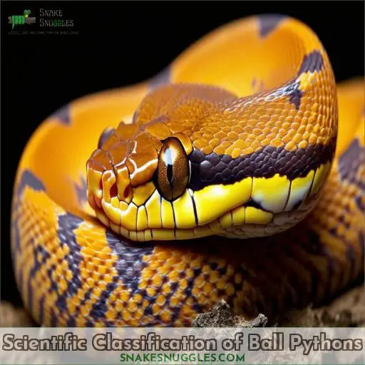 Scientific Classification of Ball Pythons