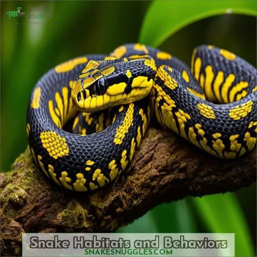 Snake Habitats and Behaviors