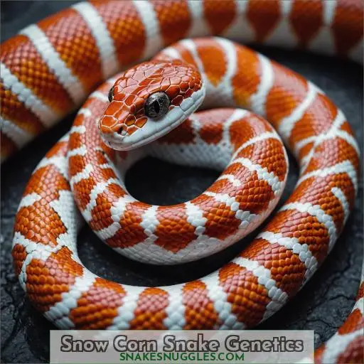 Snow Corn Snake Genetics