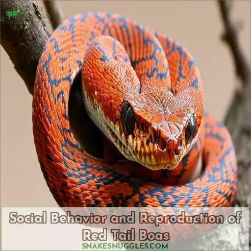 Social Behavior and Reproduction of Red Tail Boas