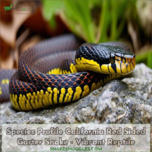 species profile california red sided garter snake