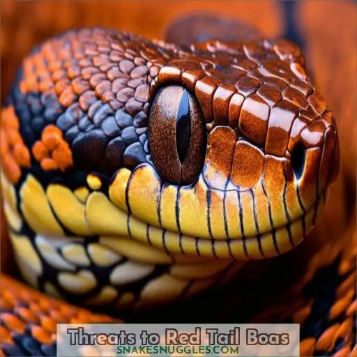 Threats to Red Tail Boas