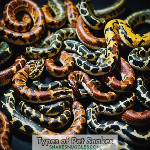 Types of Pet Snakes