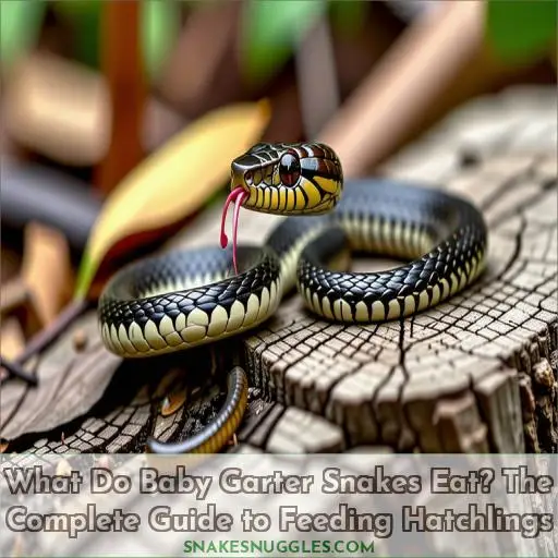 what do baby garter snakes eat and what to feed them