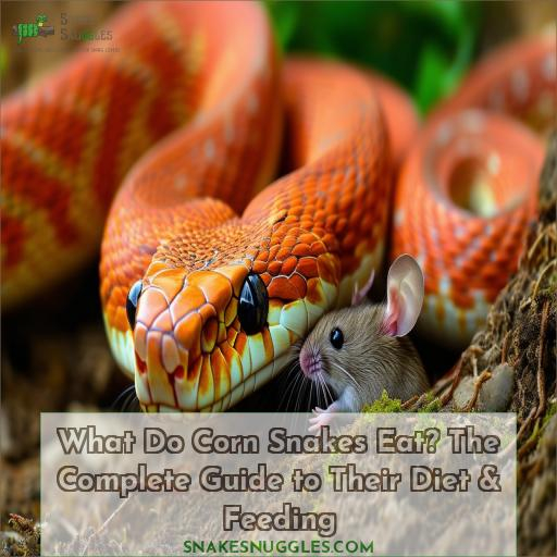 what do corn snakes eat in the wild and in captivity