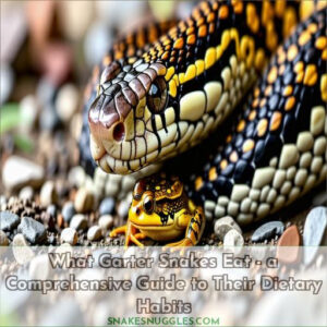 what do garter snakes eat