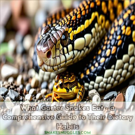 what do garter snakes eat